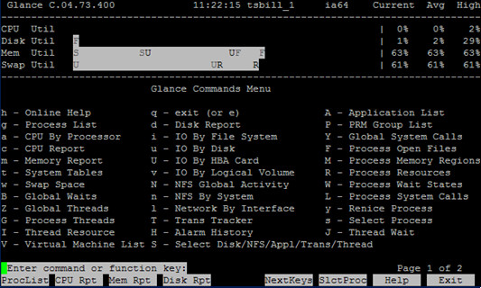 HP-UX在线性能监控工具GlancePlus介绍（一） - 王大头 - 王大头
